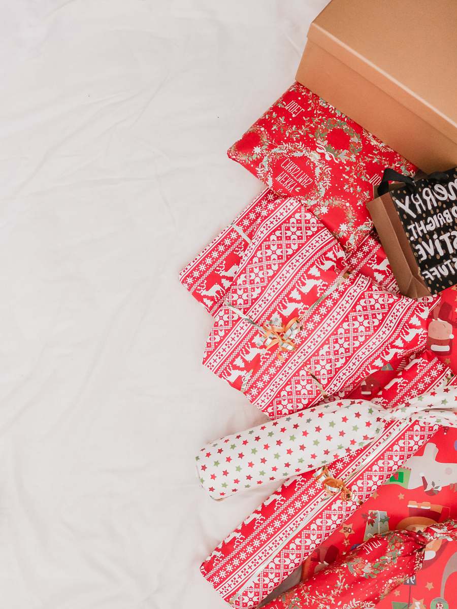 jeffreys bay Christmas gifts on bed south africa